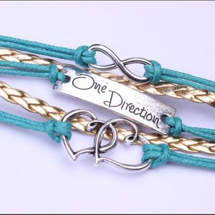Jewerly/Bracelet/Double Heart Multi-layer Woven Sublimation Bracelet J