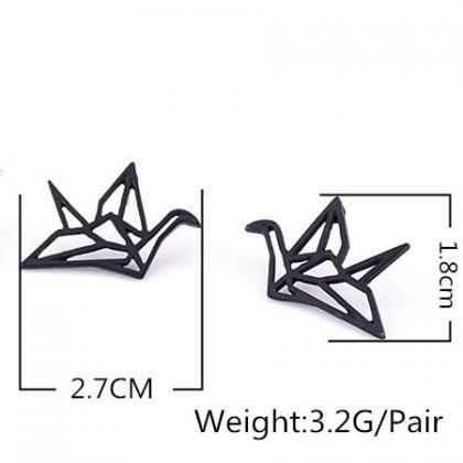 Hollow Out Papercranes Sweet Earrings