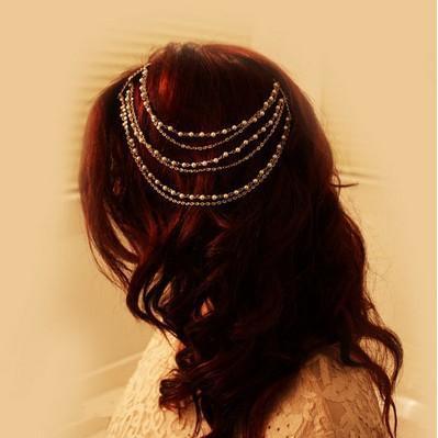 Beautiful Pearl Tassel Combs Hair Accessories