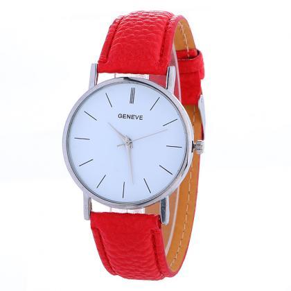 Style Simple Leather Watch