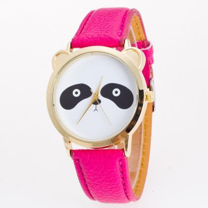 Fashion Leisure Panda Animal Watch