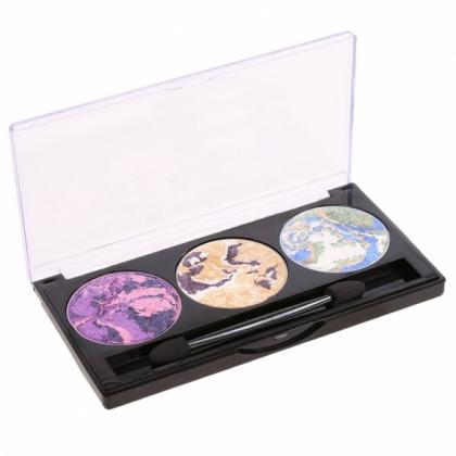 3 Colors Eyeshadow Makeup Cosmetic Baked Shimmer..