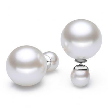 Charming Big Little Pearl Fashion Earrings