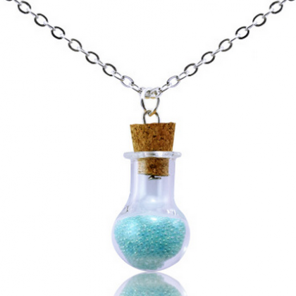 A Bottle Of Fashion Creative Ocean Beads Necklace