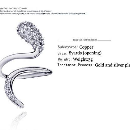 Serpentine Luxury Atmosphere And A Diamond Ring