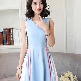 Summer Cotton And Linen Hollow Out Party Dress