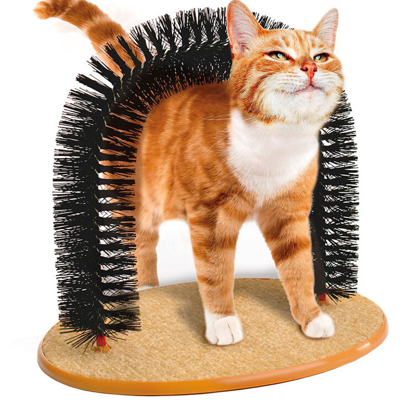 The Cat Scratch Brush Beauty Arch Type Rub Hair Remover Pet Cat Toys