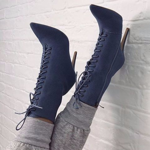 Mid calf peep toe boots shop