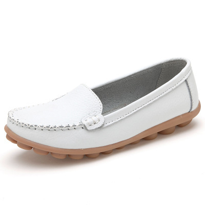 Faux Leather Loafers Featuring Rounded-toe