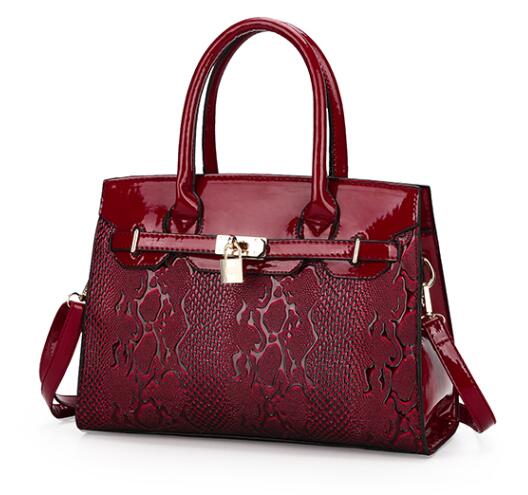 Classic Lock Decoration Women Handbag