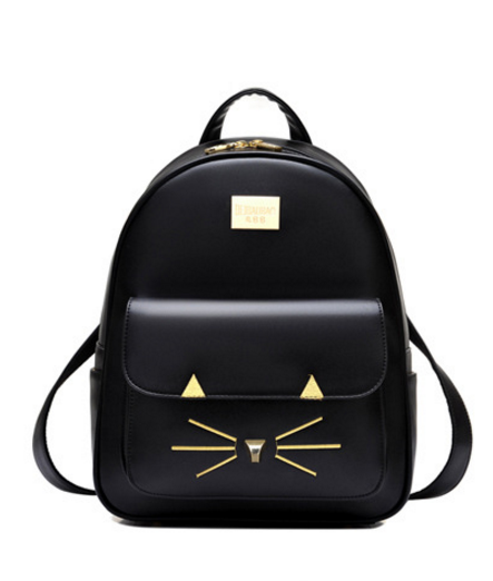 Stylish Kitty Pattern Women Backpack