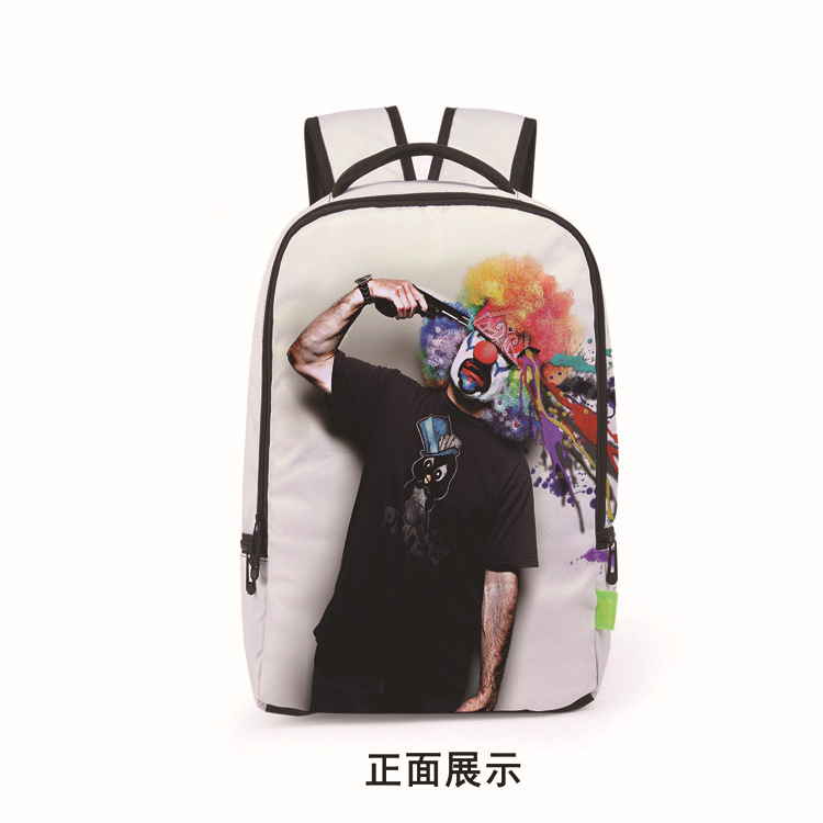 Fashionable 3D Printing Unisex Backpack