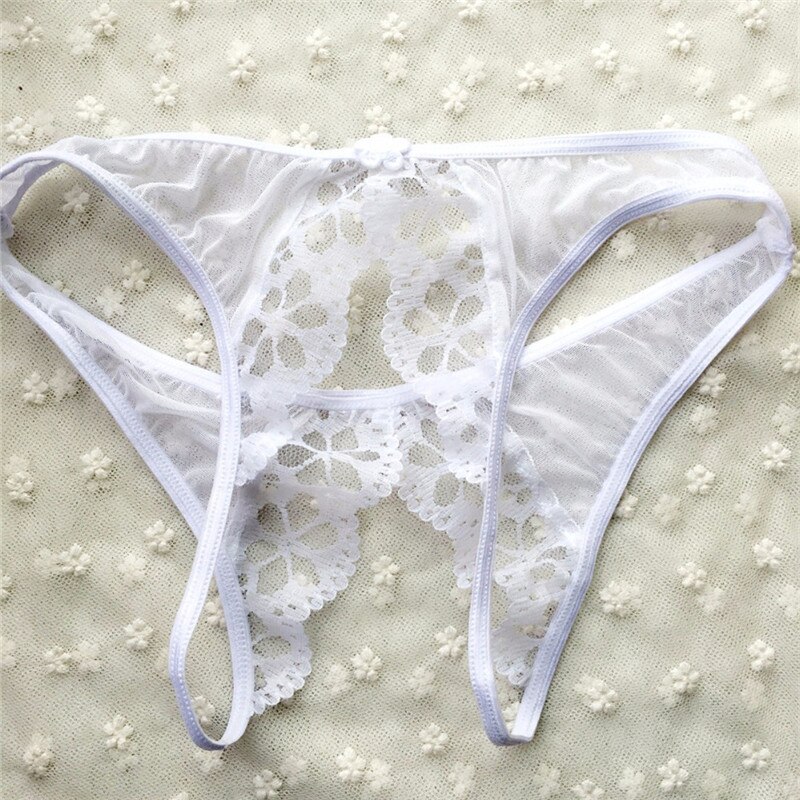 Sexy Lace Transparent Underwear Women Thongs And G Strings Erotic Open Crotch Panties Intimates Bragas Sexy Lingerie