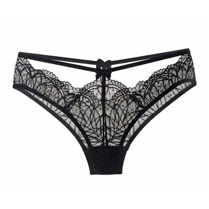 Designer Spaghetti Hollow Lace String Panty, Lingerie, Panties Free  Delivery India.