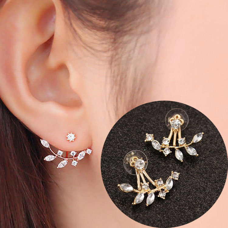 Daisy Flower Pearl Earrings Shell Flower Earrings-3