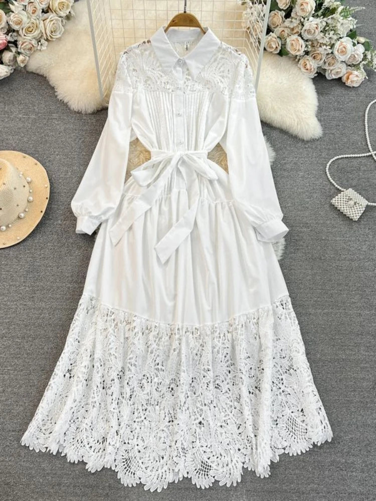 lace layover dress Modest Keyhole A-line Cap Sleeves Lace Overlay Dress main image 1