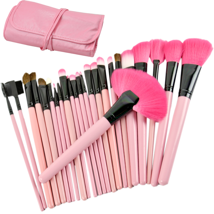 Professional 24PCS Cosmetic Makeup Brush Set Make-up Toiletry Kit