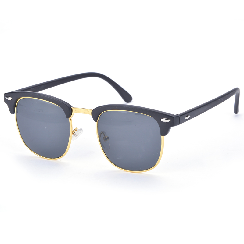 Semi Rimless Square Sunglasses 