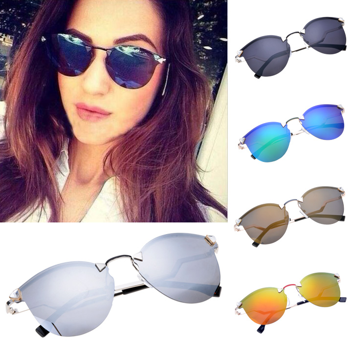 Cool Retro Unisex Frameless Reflector Sunglasses