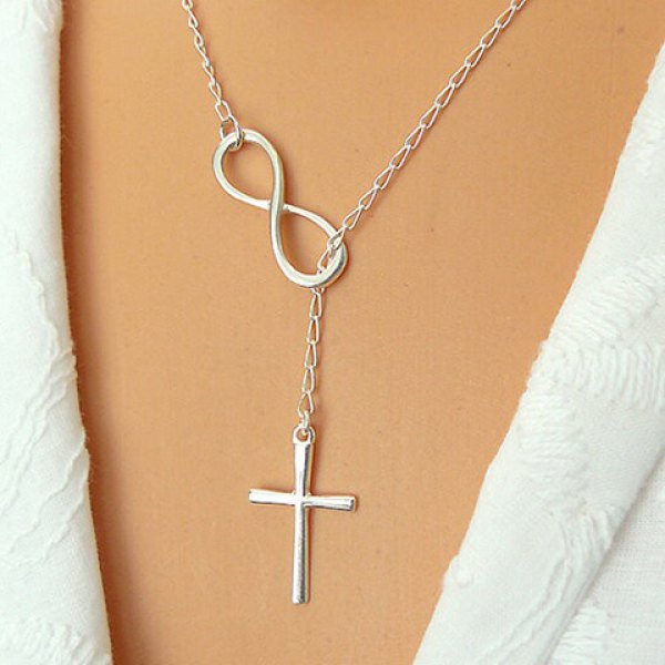 Women's Eight Cross Shape Pendant Necklace