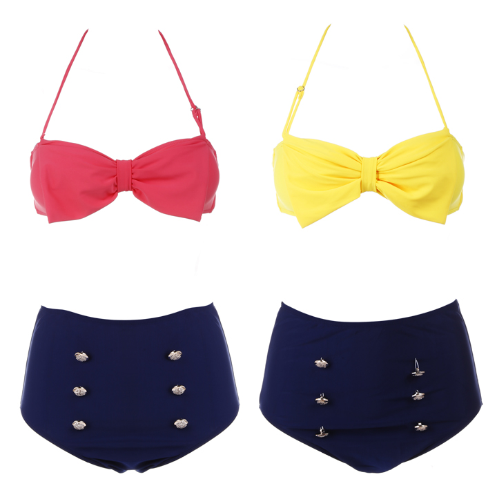 Retro Pin Up High Waisted Bikini