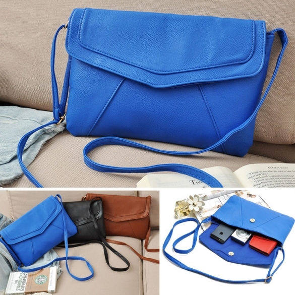 Fashion Women Messenger Bag Pu Leather Cross Satchel Shoulder Handbag
