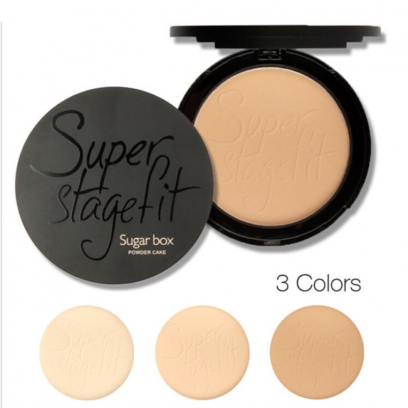 Women Cosmetic Wet And Dry Available Super Stage Fit Powder Cake With Box