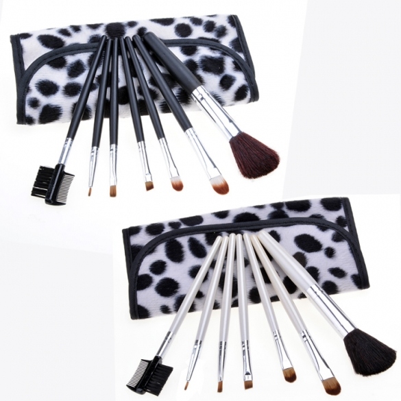 Professional Makeup Cosmetic Brush Tool Set Eyebrow Brush Eye Shadow Brush + Portable Kit Pouch