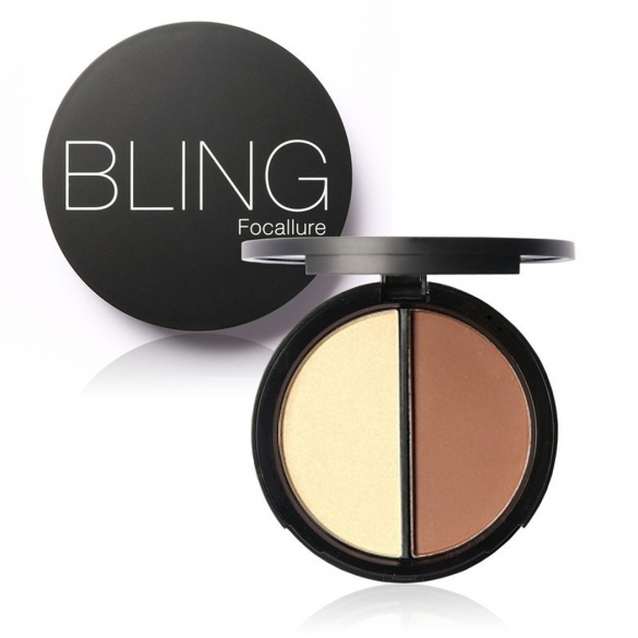 Blush Bronzer Highlighter Concealer Bronzer Contour Effects Palette Comestic Make Up With Mirror
