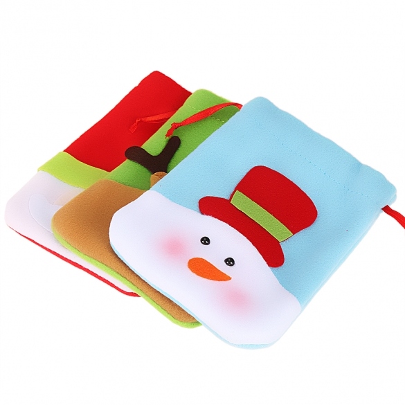 Christmas Snowman Decorations Holiday Decor Wedding Candy Case Bag