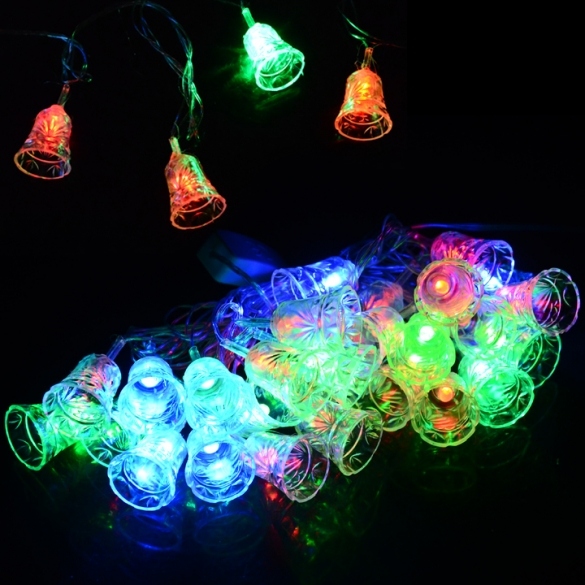 5m 28 Led Small Bell String Fairy Light Festival Party Wedding Decoration