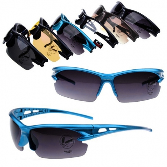 Cycling Riding Bicycle Bike Uv400 Sports Sun Glasses Eyewear Goggles Night Vision Goggles