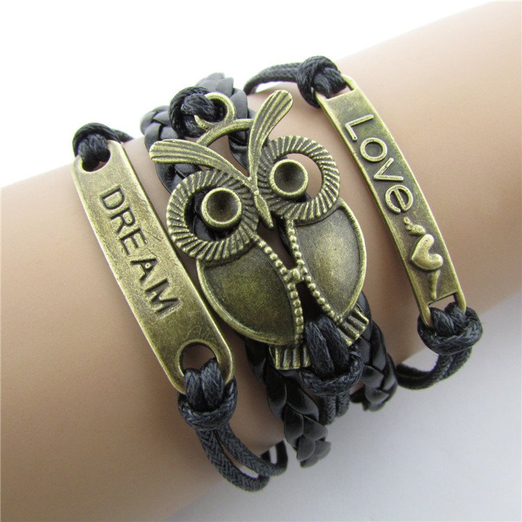 Dream Love Owl Multielement Colored Bracelets