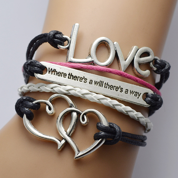 Double Heart Love Multilayer Bracelet