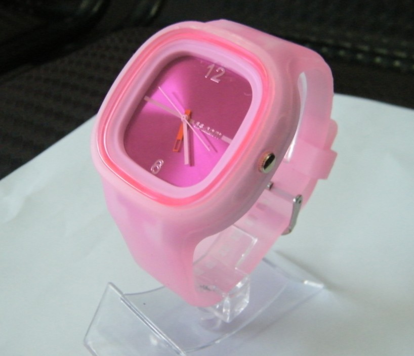 Candy Color Shining Jelly Watch