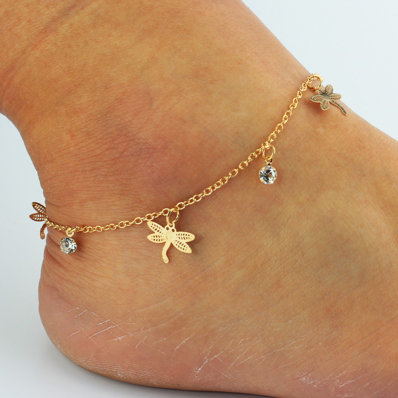 Dragonfly Double Layer Anklet