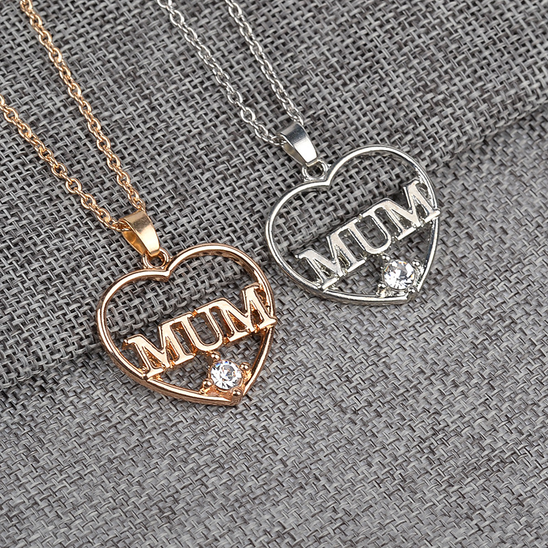 The Mother's Heart Pendant Necklace And White Goods