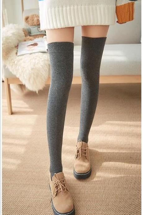 Pure Cotton Knee-high Socks