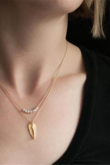 Fashionable Simple Angel Wing Necklace