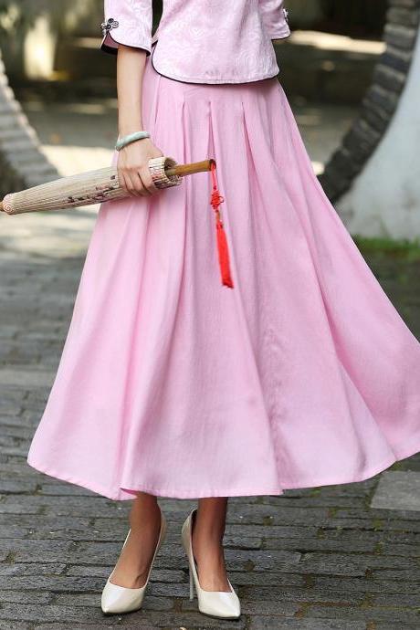 【mnem】Pure chiffon layered long skirt Amazon.com: YPDJVLTI Tiered Skirt Long Solid Color Chiffon