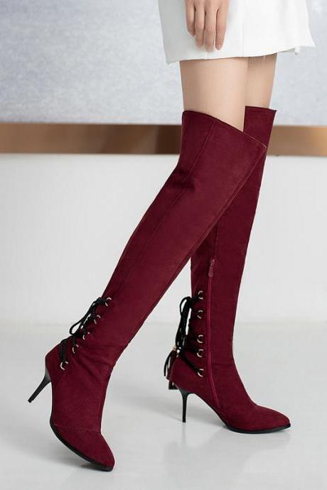 New Over The Knee Tassel Boots