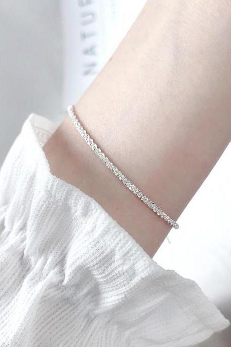 Simple Silver Bracelet