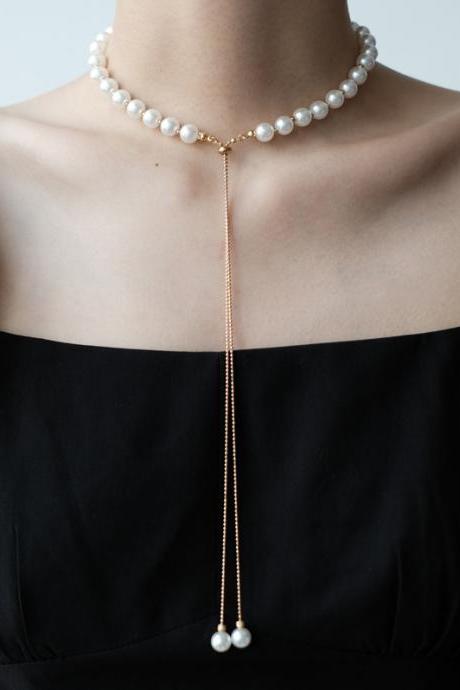 Original Beads Tassels Necklace