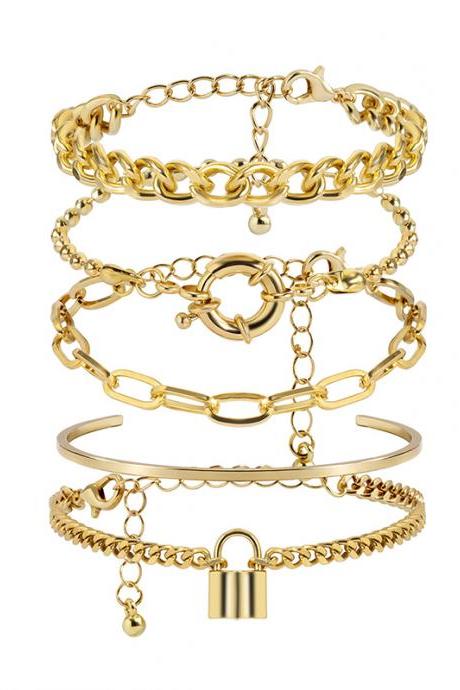 GOLD Original Cool Hip-Hop Chains Bracelet