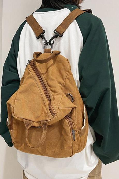 BROWN Original Casual Zipper Bag