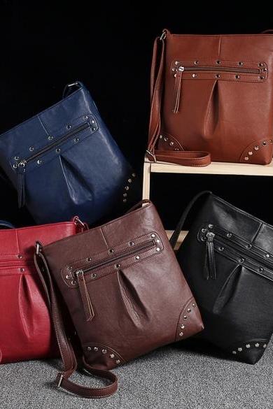 Women Ladies Leather Shoulder Bags Messenger Hobo Bag
