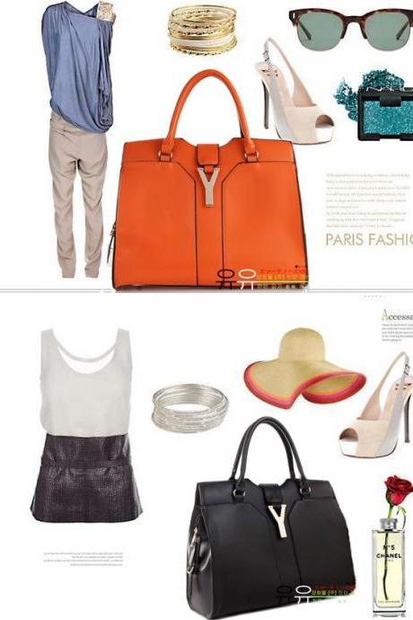 Fashion Europe Women Lady Handbag Satchel bag PU Leather