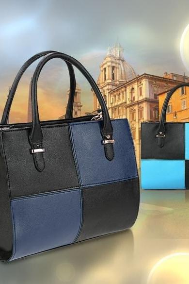 Ladies Fashion Bags Tote Handbag Women&amp;amp;#039;s Check Plaid Casual Faux Leather Shoulder Bag