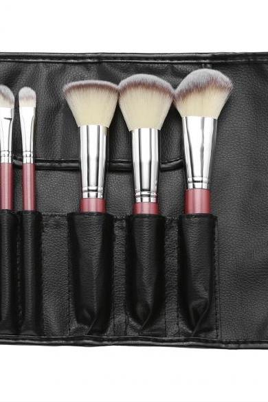 Acevivi 6 Pcs Makeup Brush Professional Foundation Face Powder Brushes Set + Makeup Carrying Bag