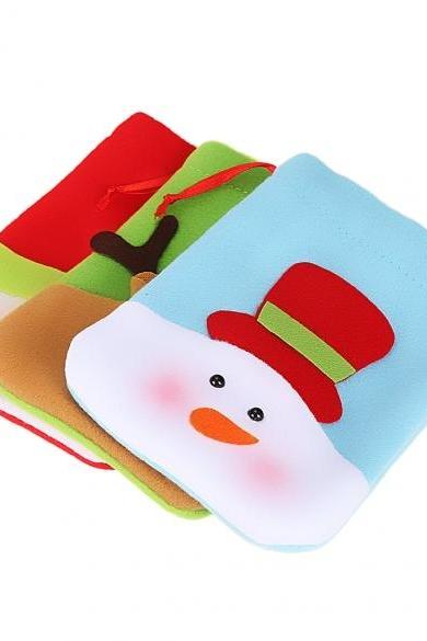 Christmas Snowman Decorations Holiday Decor Wedding Candy Case Bag